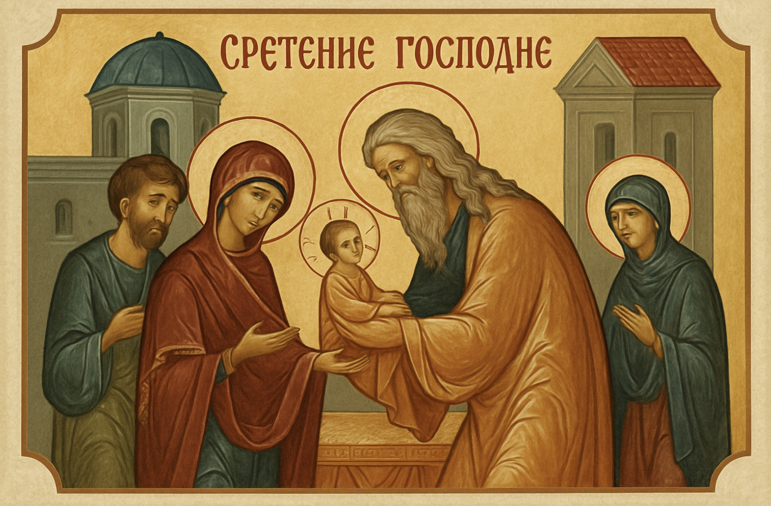 Фото Сретение Господне 2026: открытки к празднику 9